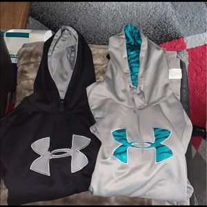 2 UA hoodies